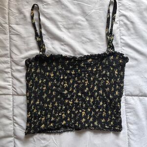 Women's floral Crop-top